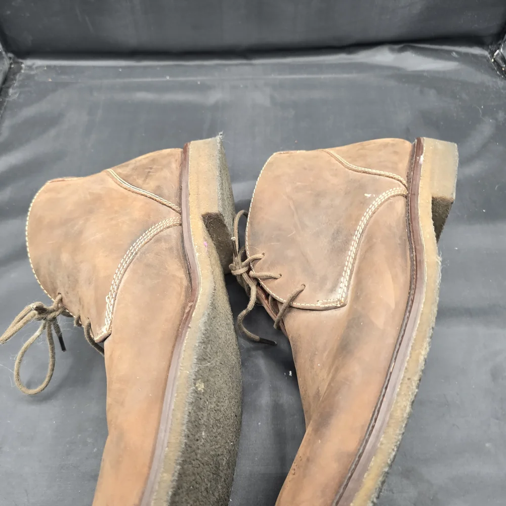 Classic Brown Chukka Boots‎ with Suede Finish